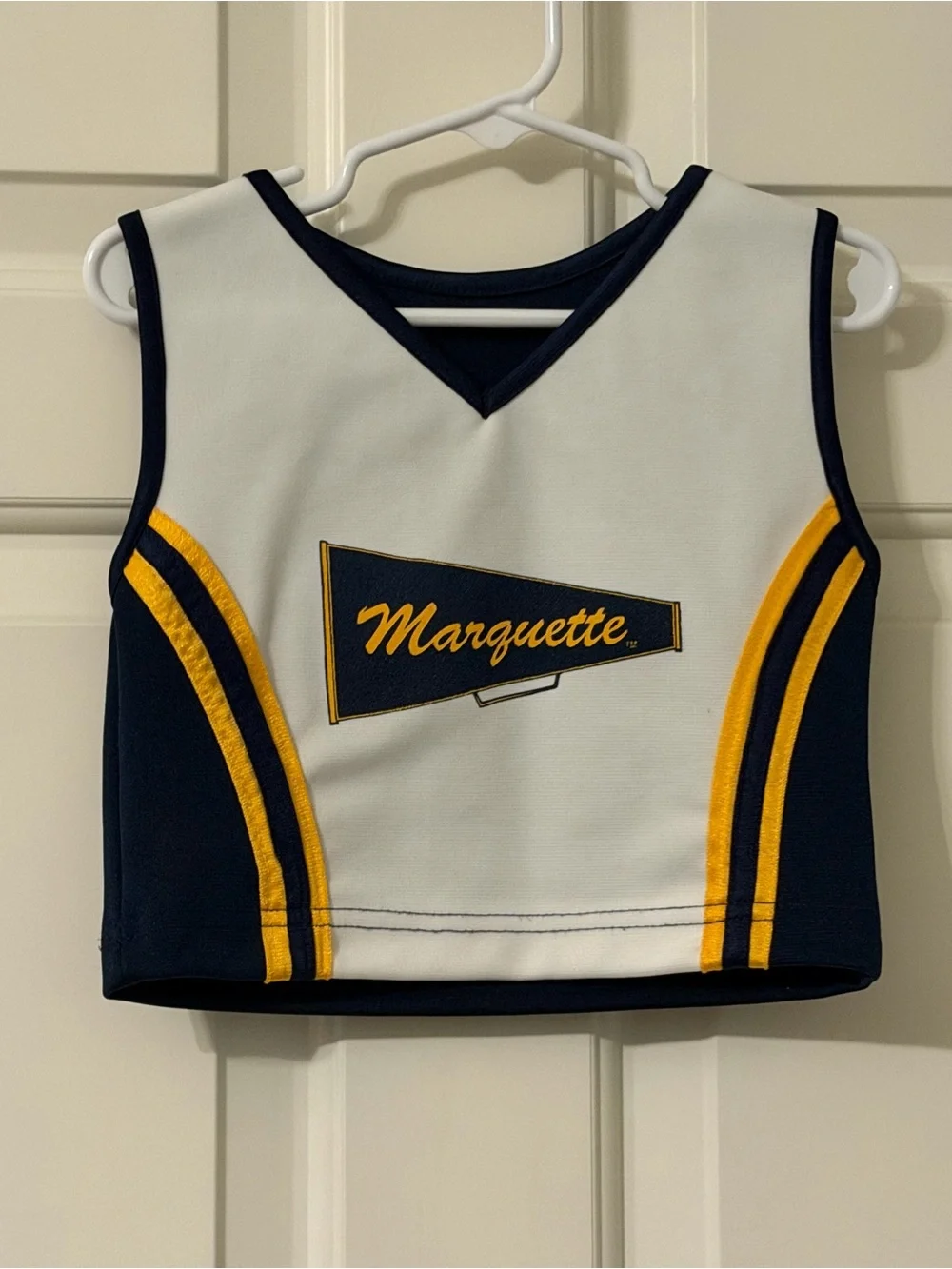 Girls' Marquette Cheer Tank Top and Skirt Set